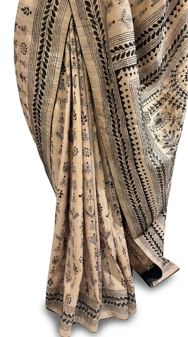 Embellished, Embroidered Bollywood
                                    Organza Saree (Green)