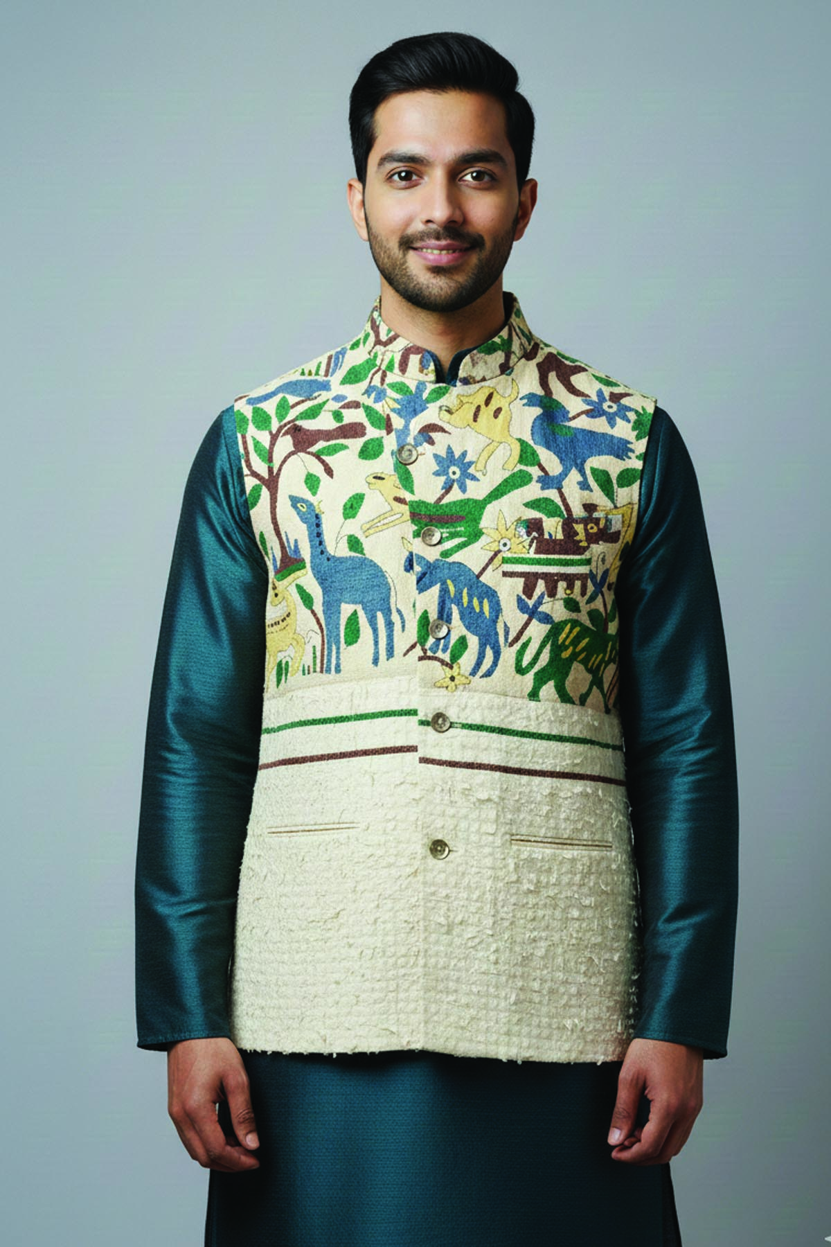 Breeze Linen Half Sleeves Shirt In Snow