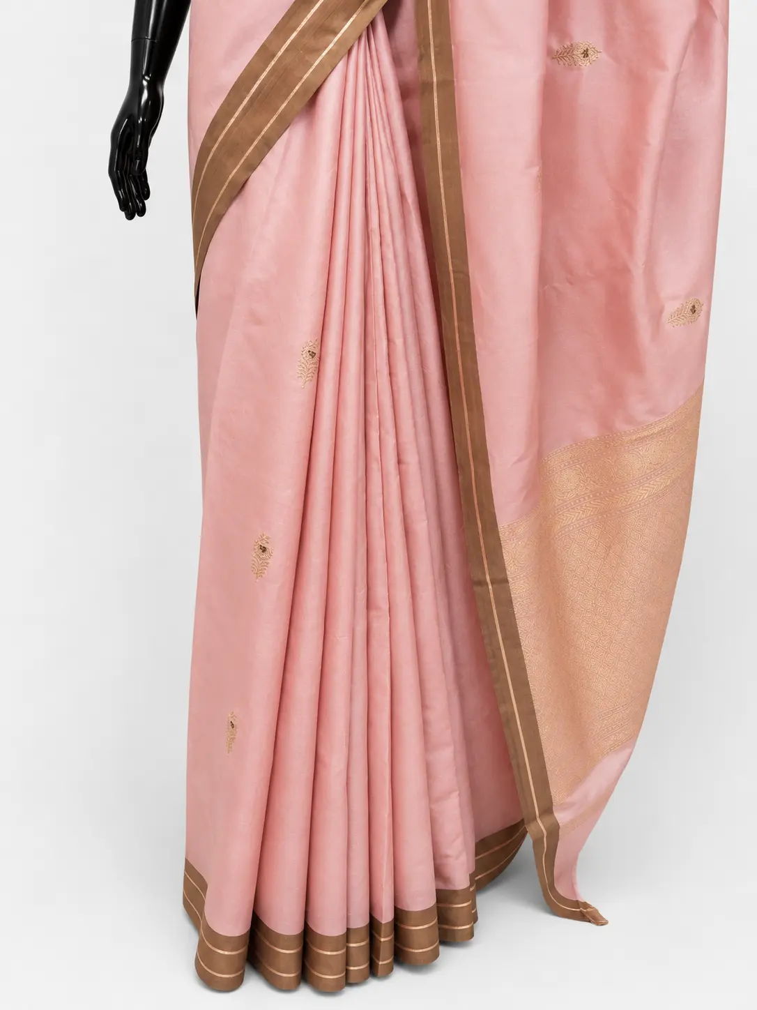 Embellished, Embroidered Bollywood
                                    Organza Saree (Green)