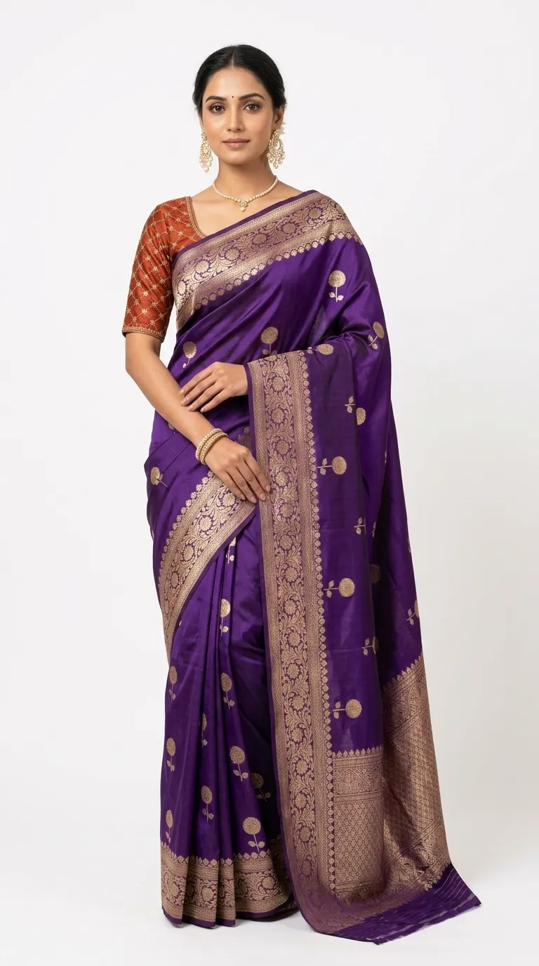 Embellished, Embroidered Bollywood
                                    Organza Saree (Green)