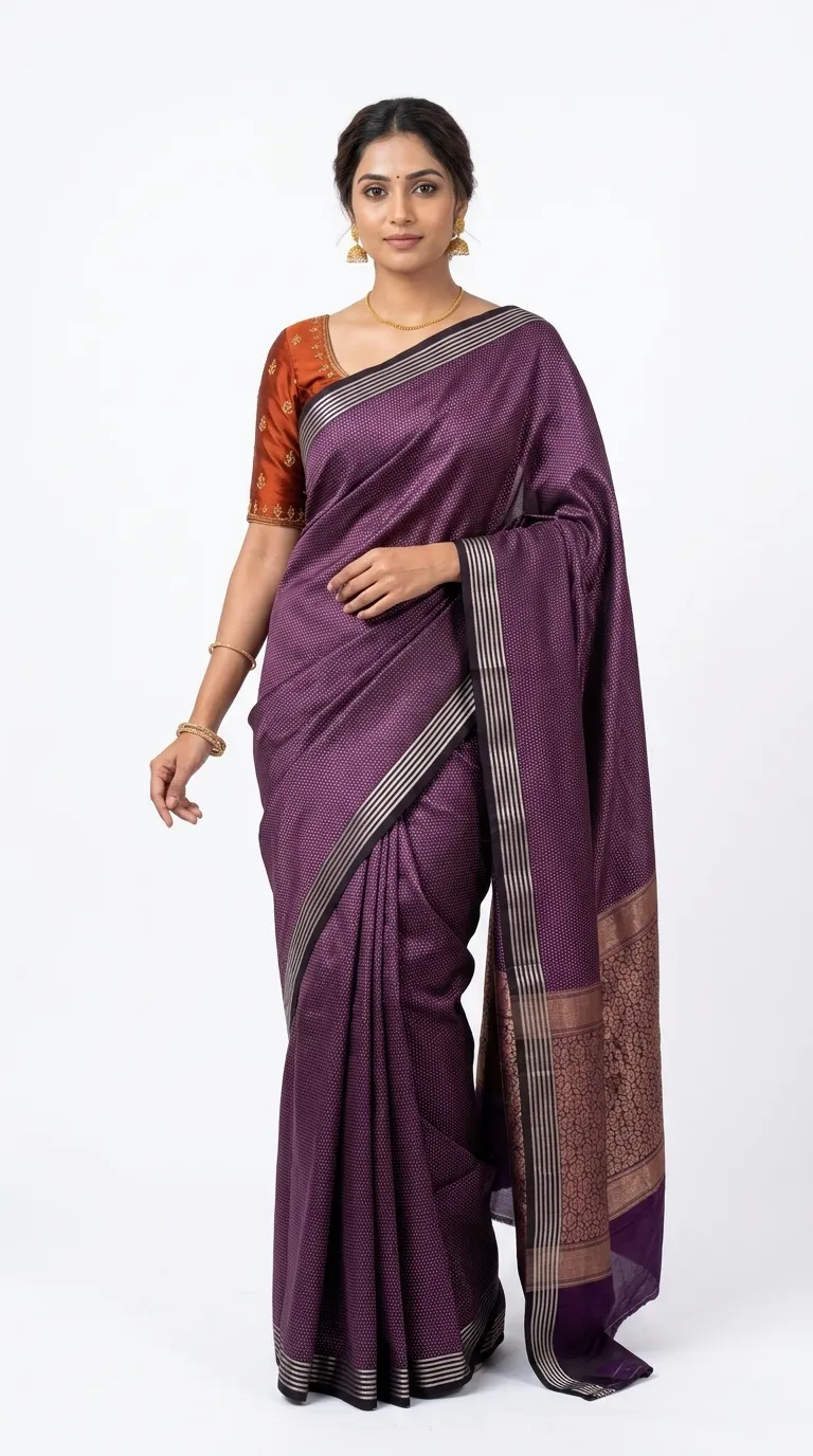 Embellished, Embroidered Bollywood
                                    Organza Saree (Green)