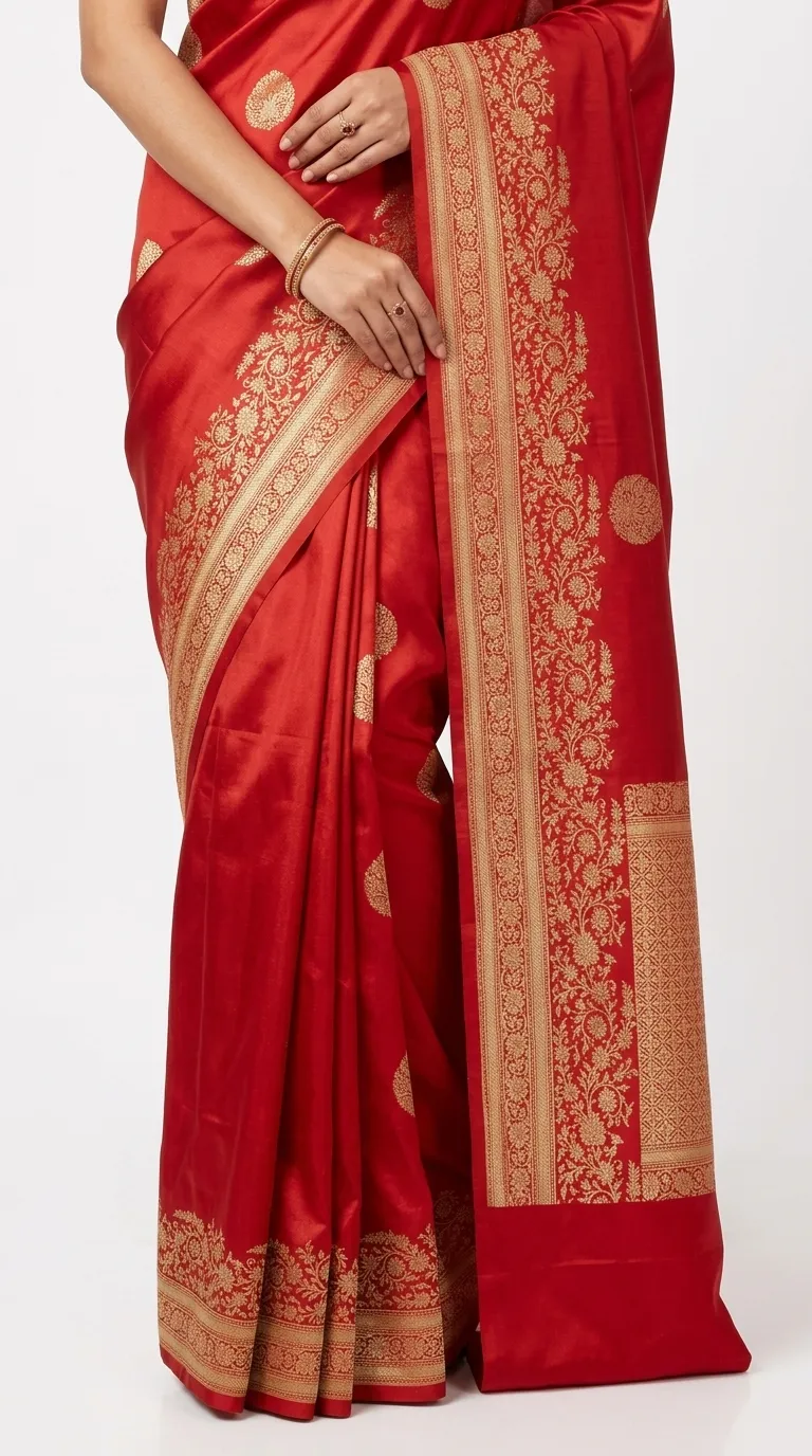 Embellished, Embroidered Bollywood
                                    Organza Saree (Green)