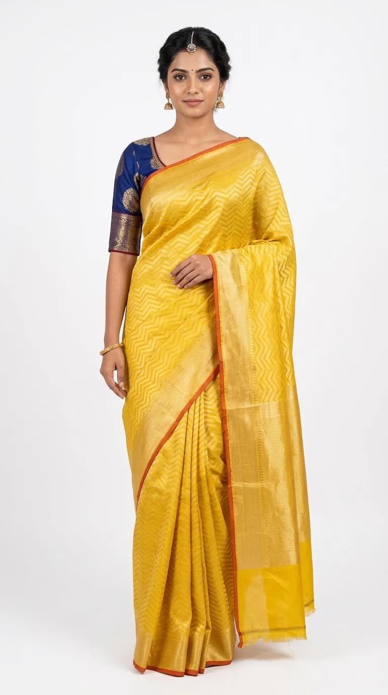 Embellished, Embroidered Bollywood
                                    Organza Saree (Green)
