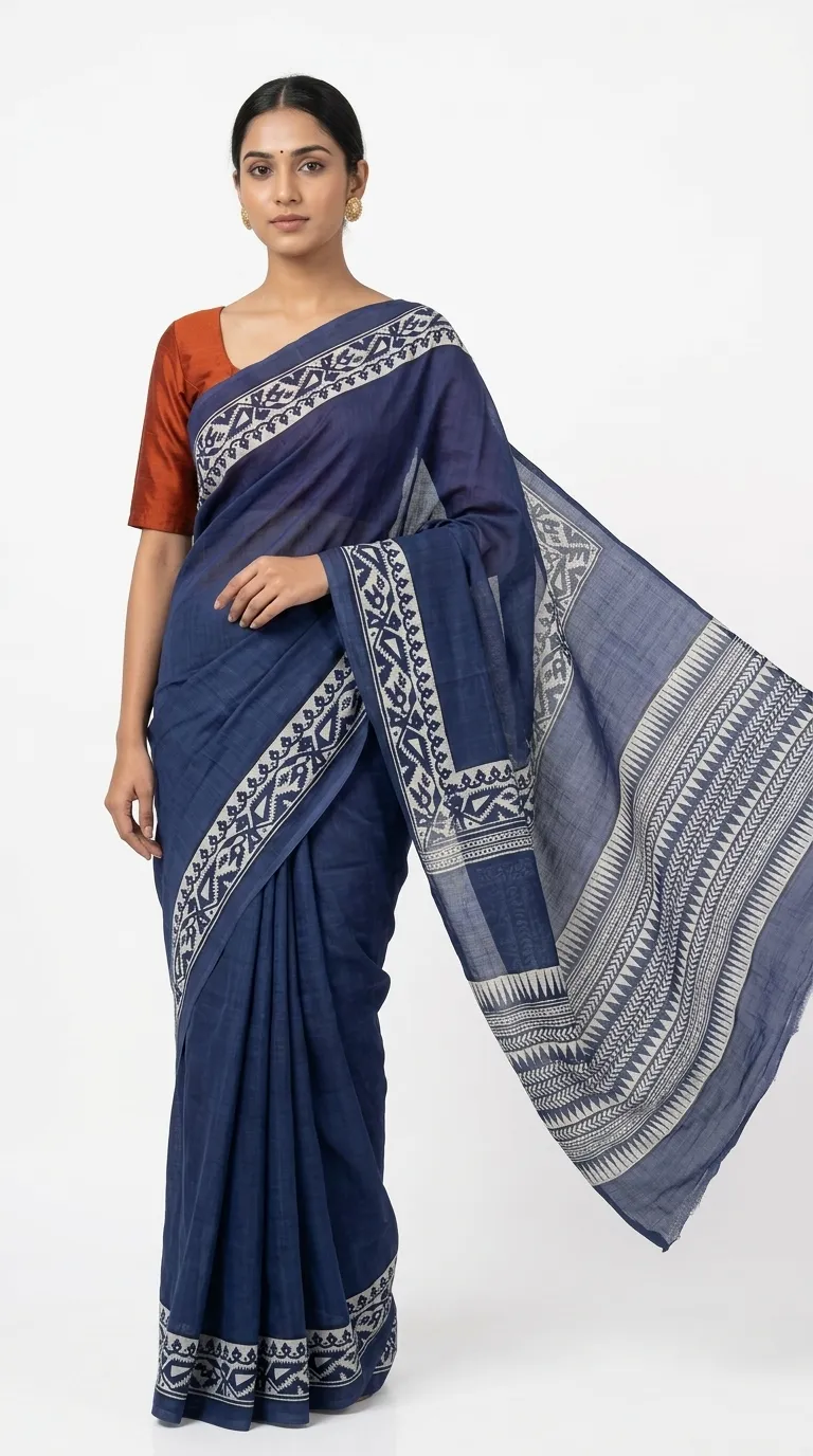 Embellished, Embroidered Bollywood
                                    Organza Saree (Green)