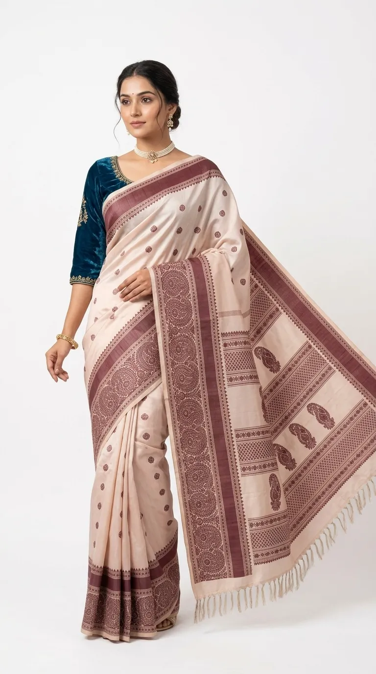 Embellished, Embroidered Bollywood
                                    Organza Saree (Green)