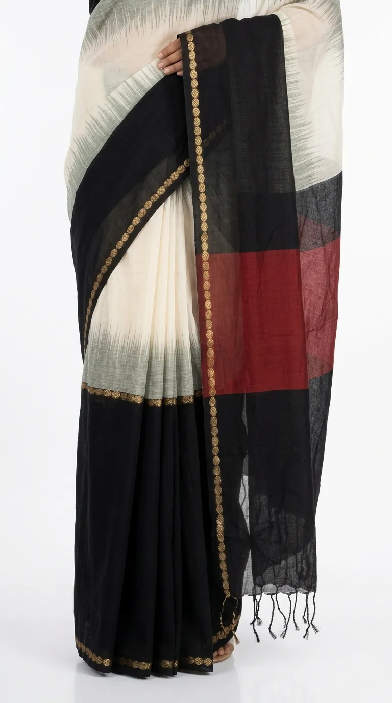 Digital Print Daily Wear Silk Blend Saree