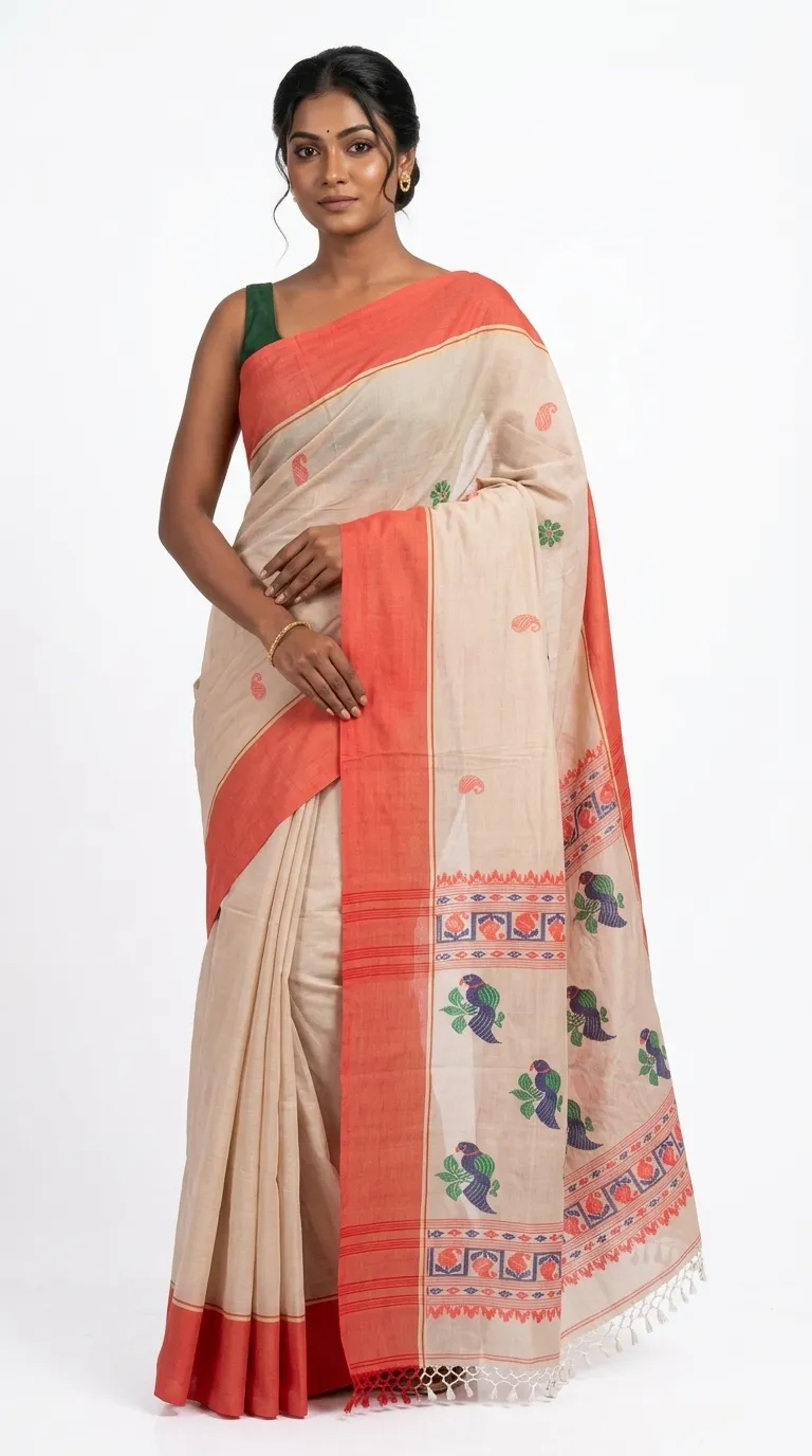Embellished, Embroidered Bollywood
                                    Organza Saree (Green)