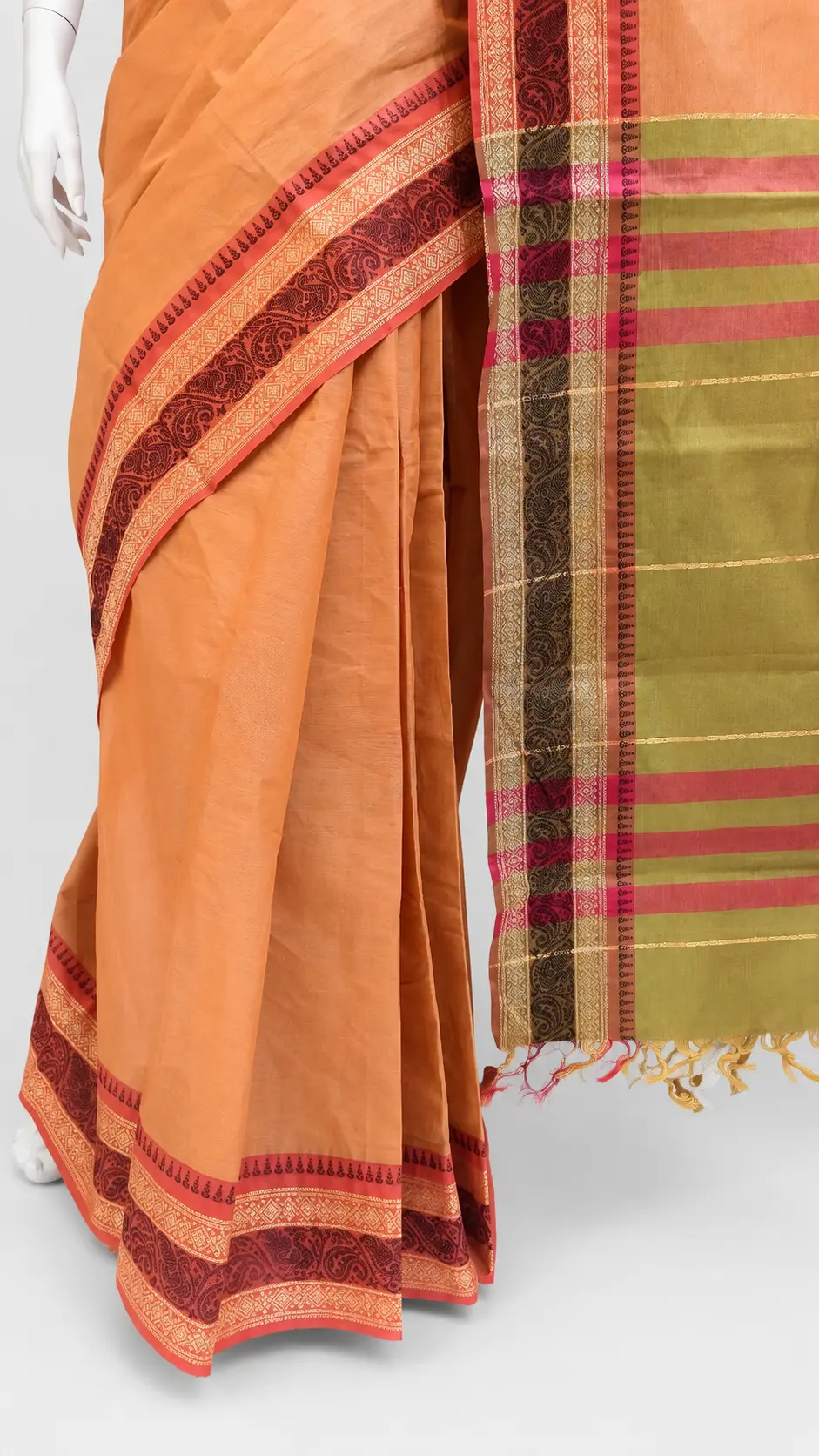 Embellished, Embroidered Bollywood
                                    Organza Saree (Green)