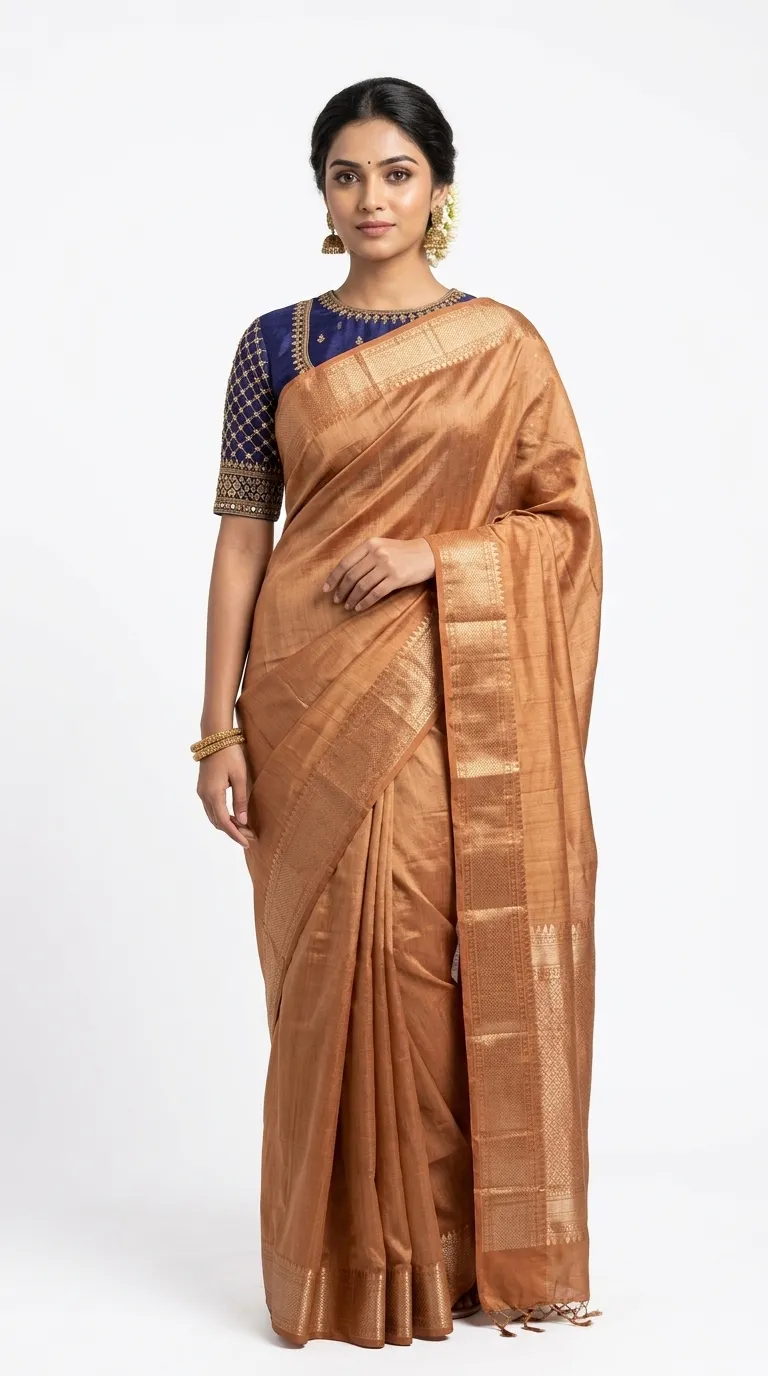 Embellished, Embroidered Bollywood
                                    Organza Saree (Green)