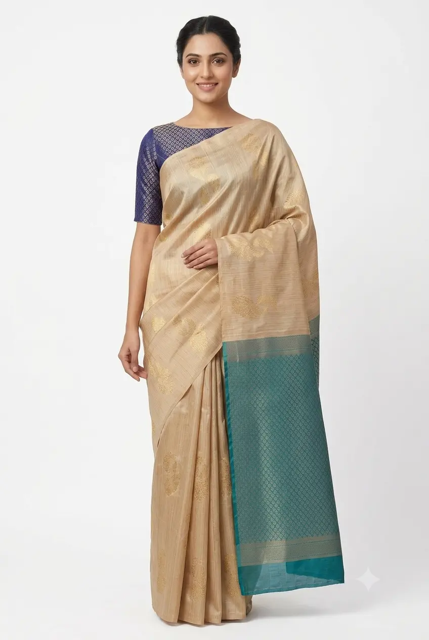 Embellished, Embroidered Bollywood
                                    Organza Saree (Green)