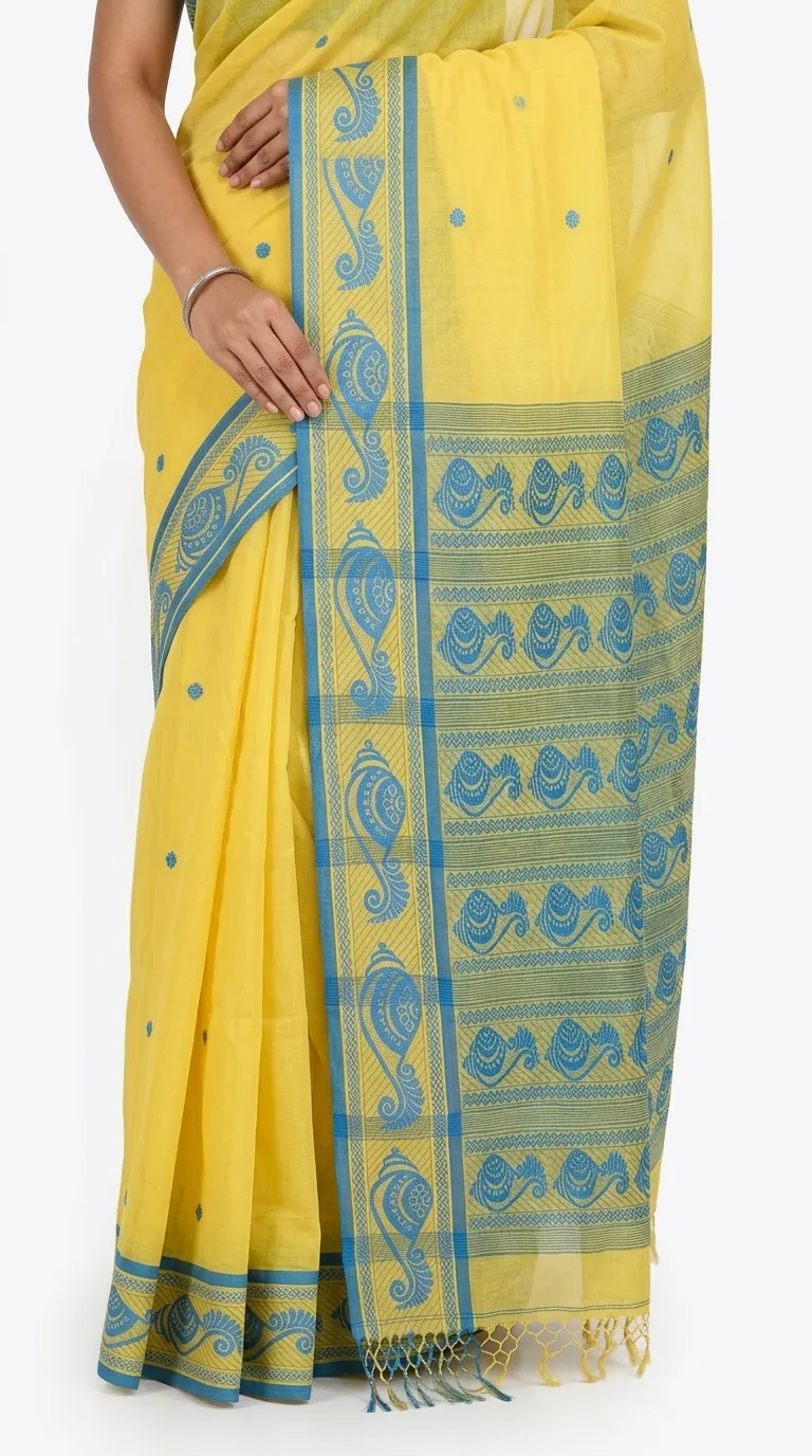 Digital Print Daily Wear Silk Blend Saree