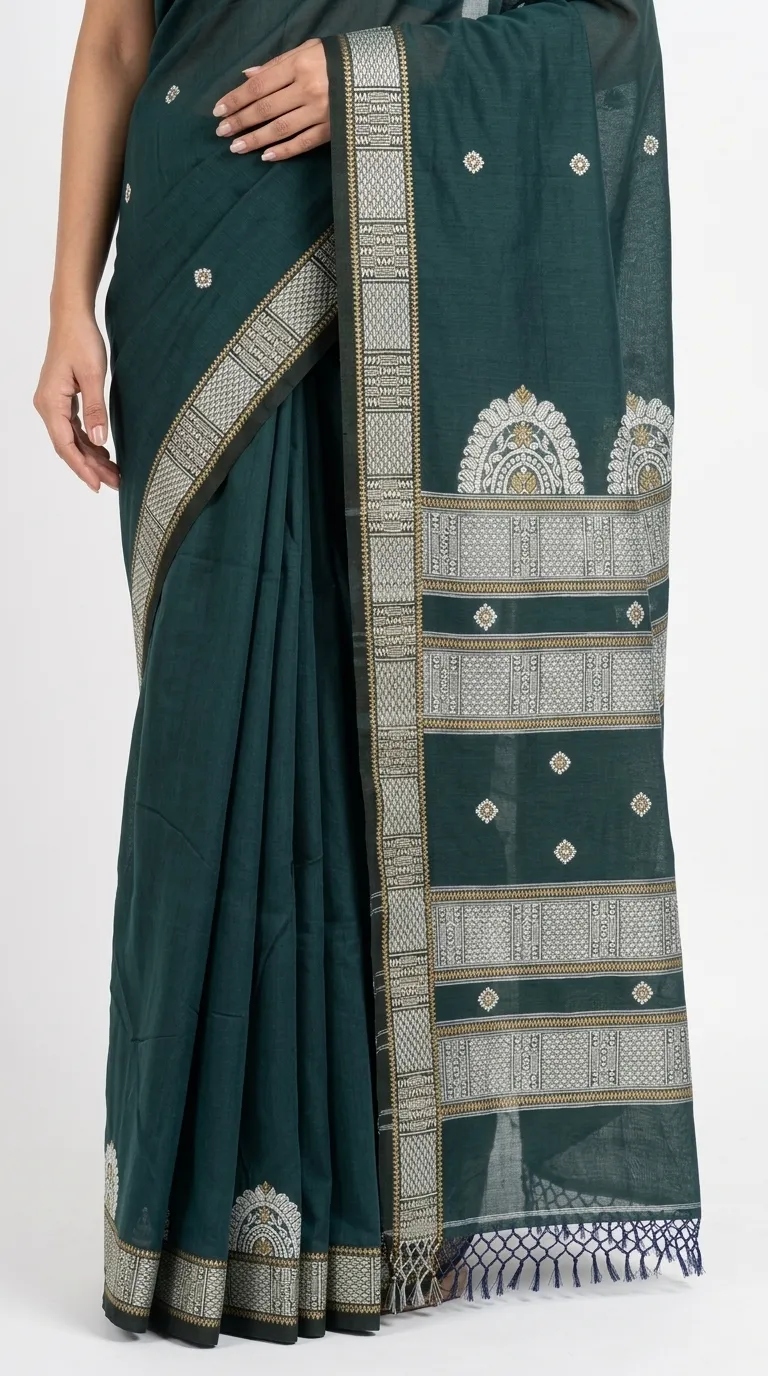 Digital Print Daily Wear Silk Blend Saree