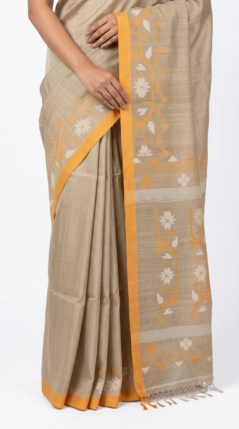Digital Print Daily Wear Silk Blend Saree