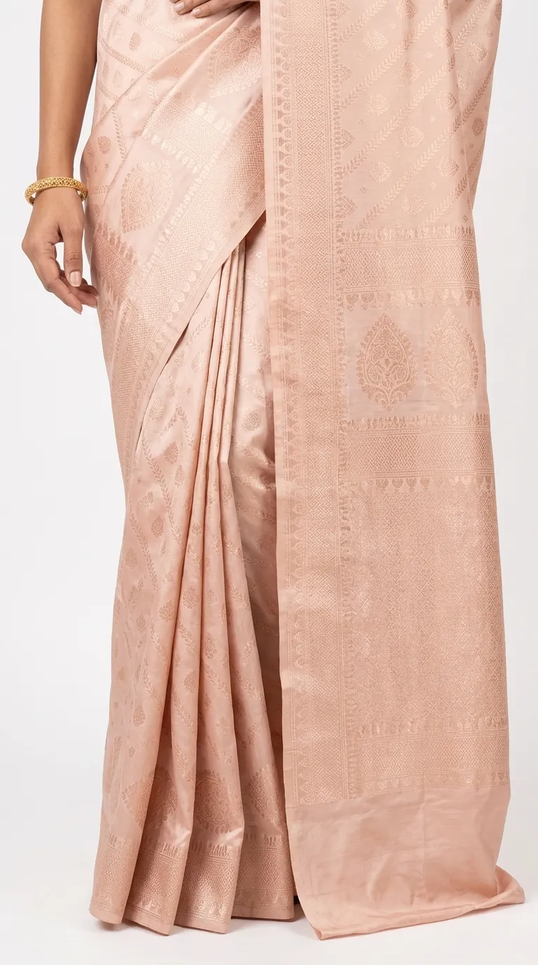 Embellished, Embroidered Bollywood
                                    Organza Saree (Green)