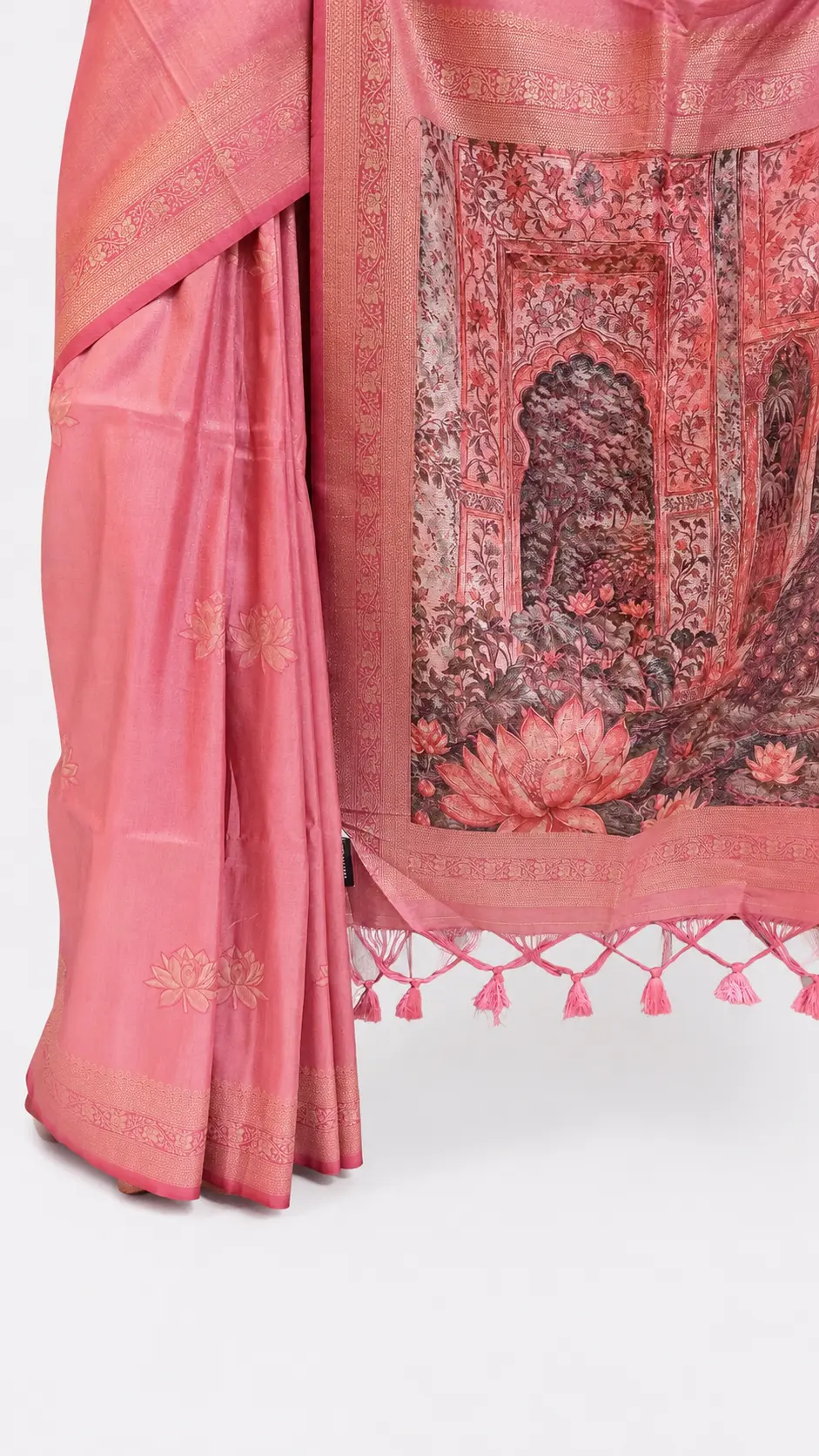 Embellished, Embroidered Bollywood
                                    Organza Saree (Green)