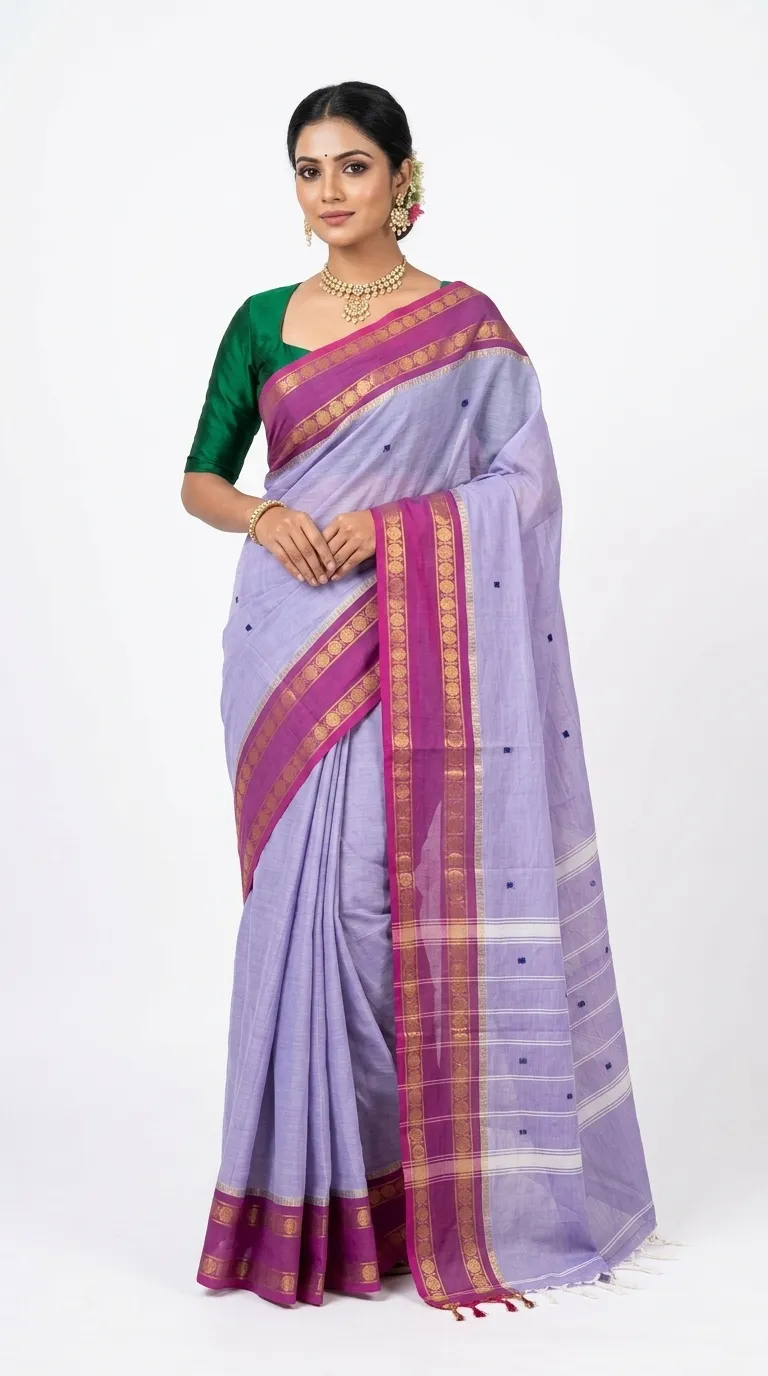Embellished, Embroidered Bollywood
                                    Organza Saree (Green)