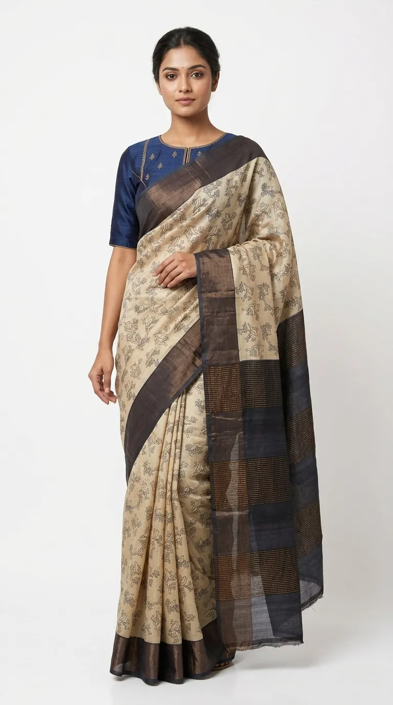 Embellished, Embroidered Bollywood
                                    Organza Saree (Green)