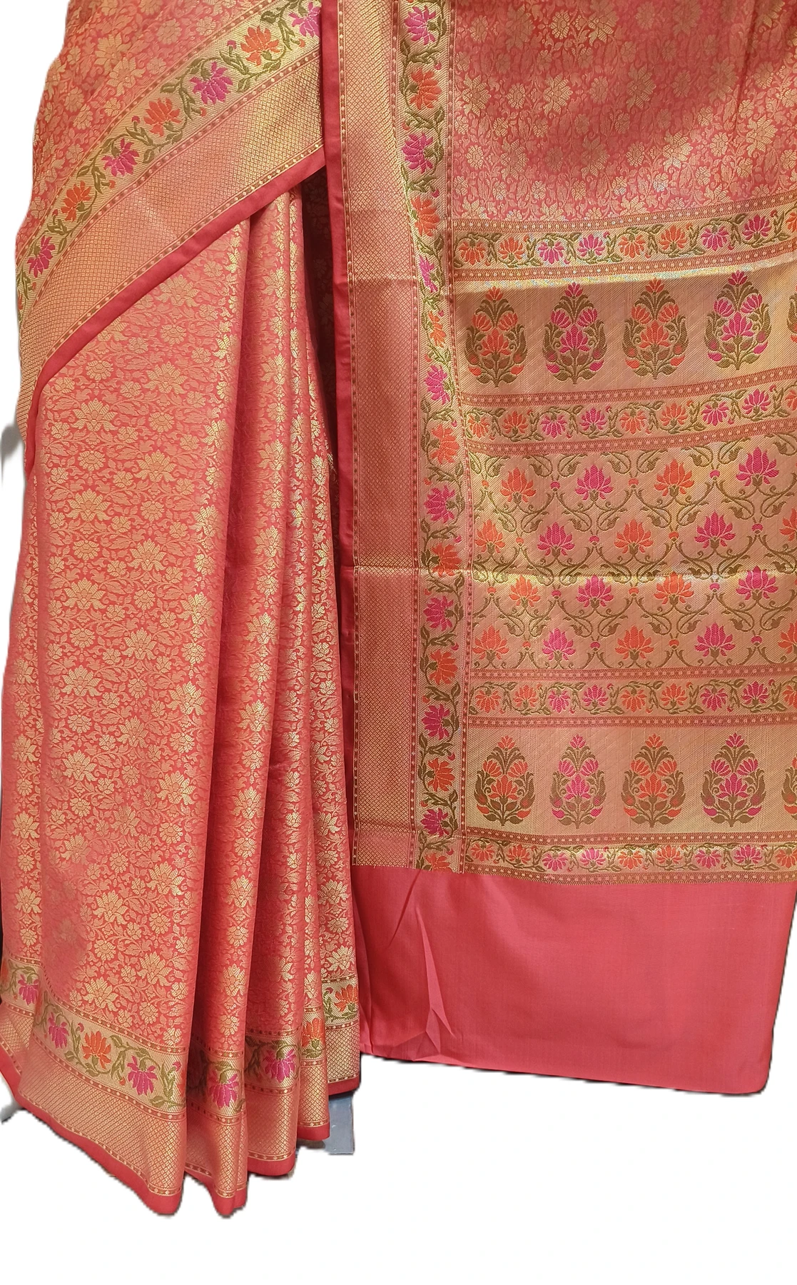 Embellished, Embroidered Bollywood
                                    Organza Saree (Green)