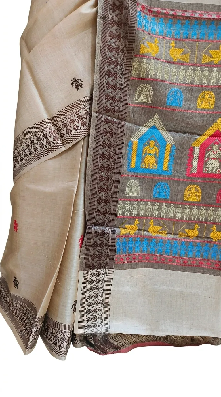Embellished, Embroidered Bollywood
                                    Organza Saree (Green)