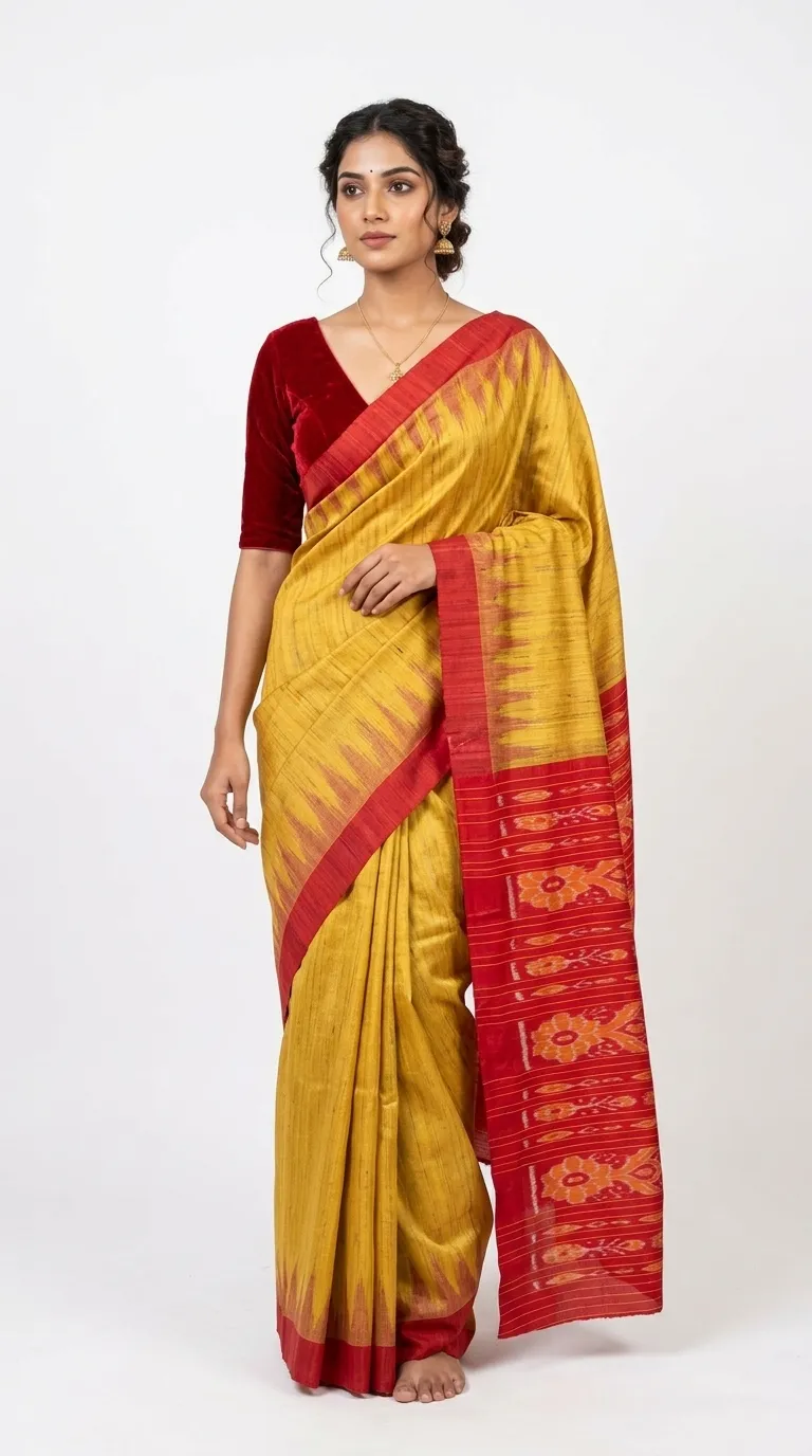 Embellished, Embroidered Bollywood
                                    Organza Saree (Green)