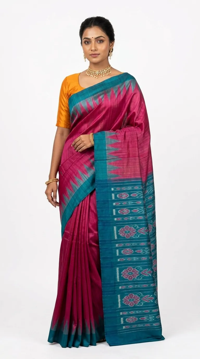 Embellished, Embroidered Bollywood
                                    Organza Saree (Green)