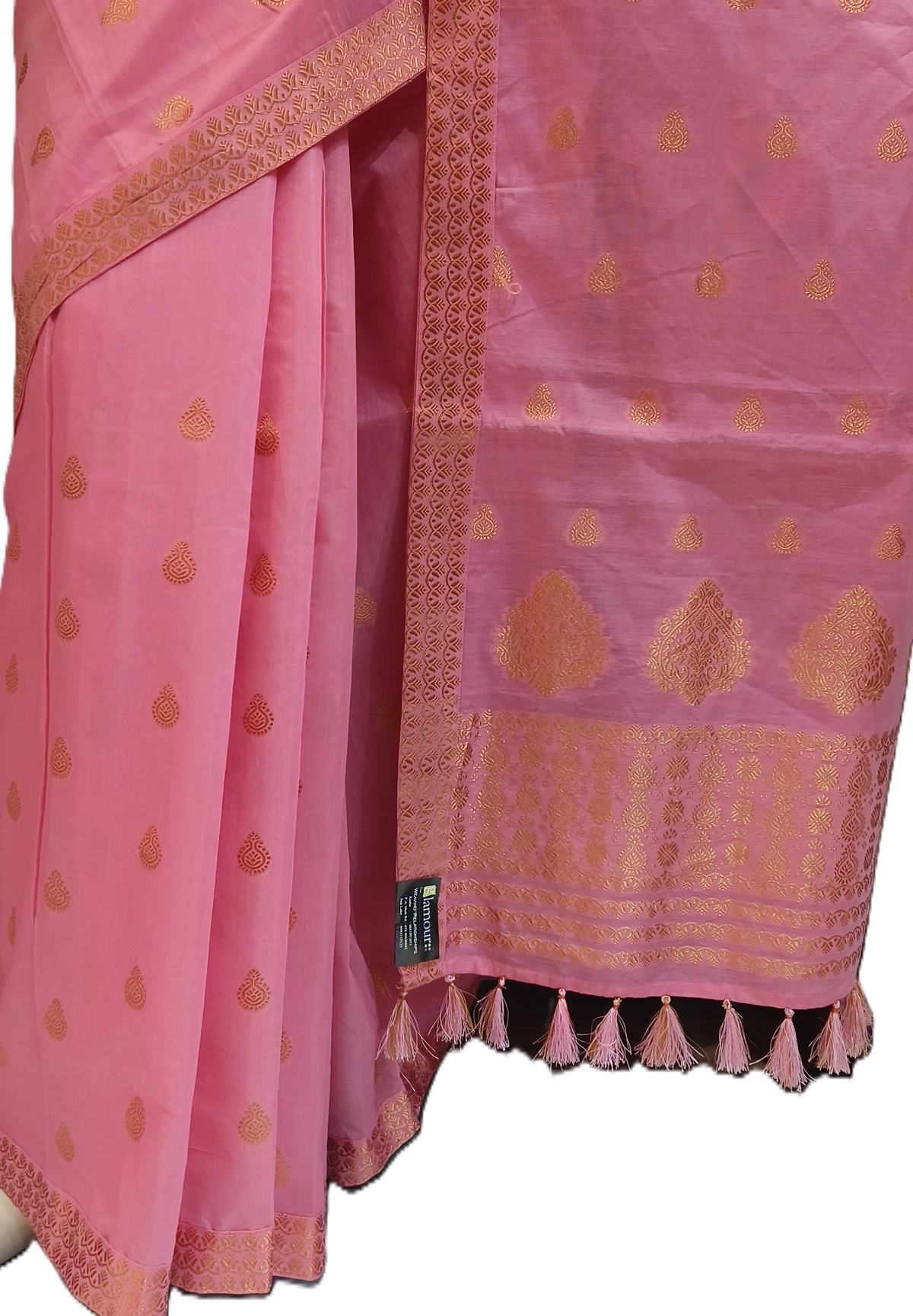 Embellished, Embroidered Bollywood
                                    Organza Saree (Green)