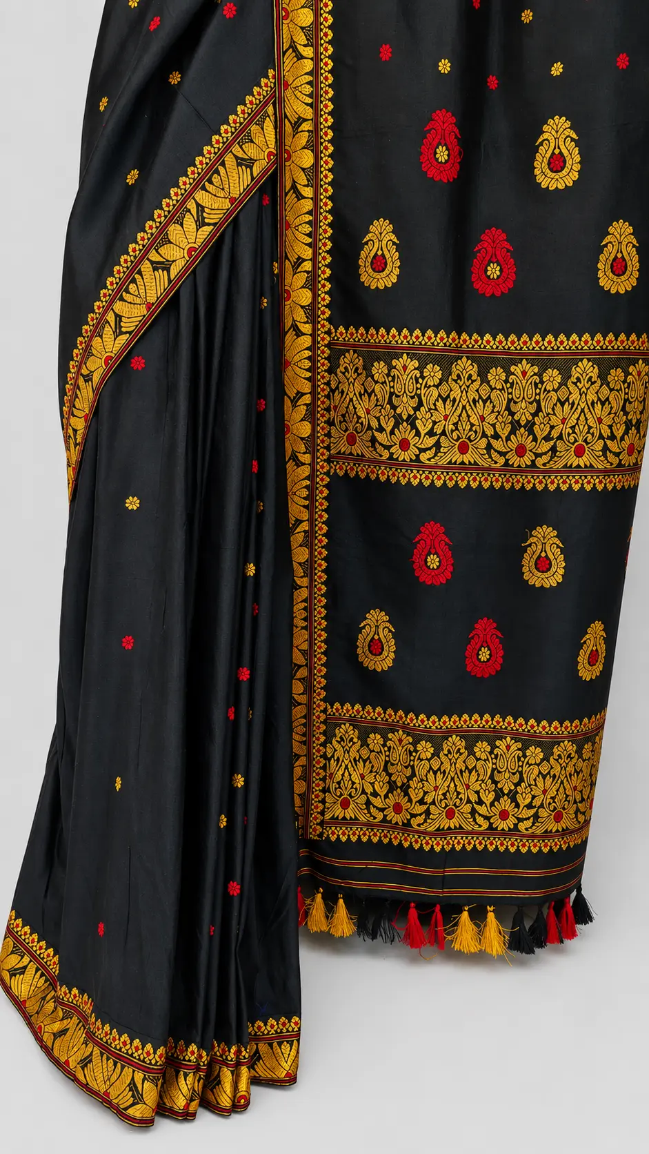 Embellished, Embroidered Bollywood
                                    Organza Saree (Green)